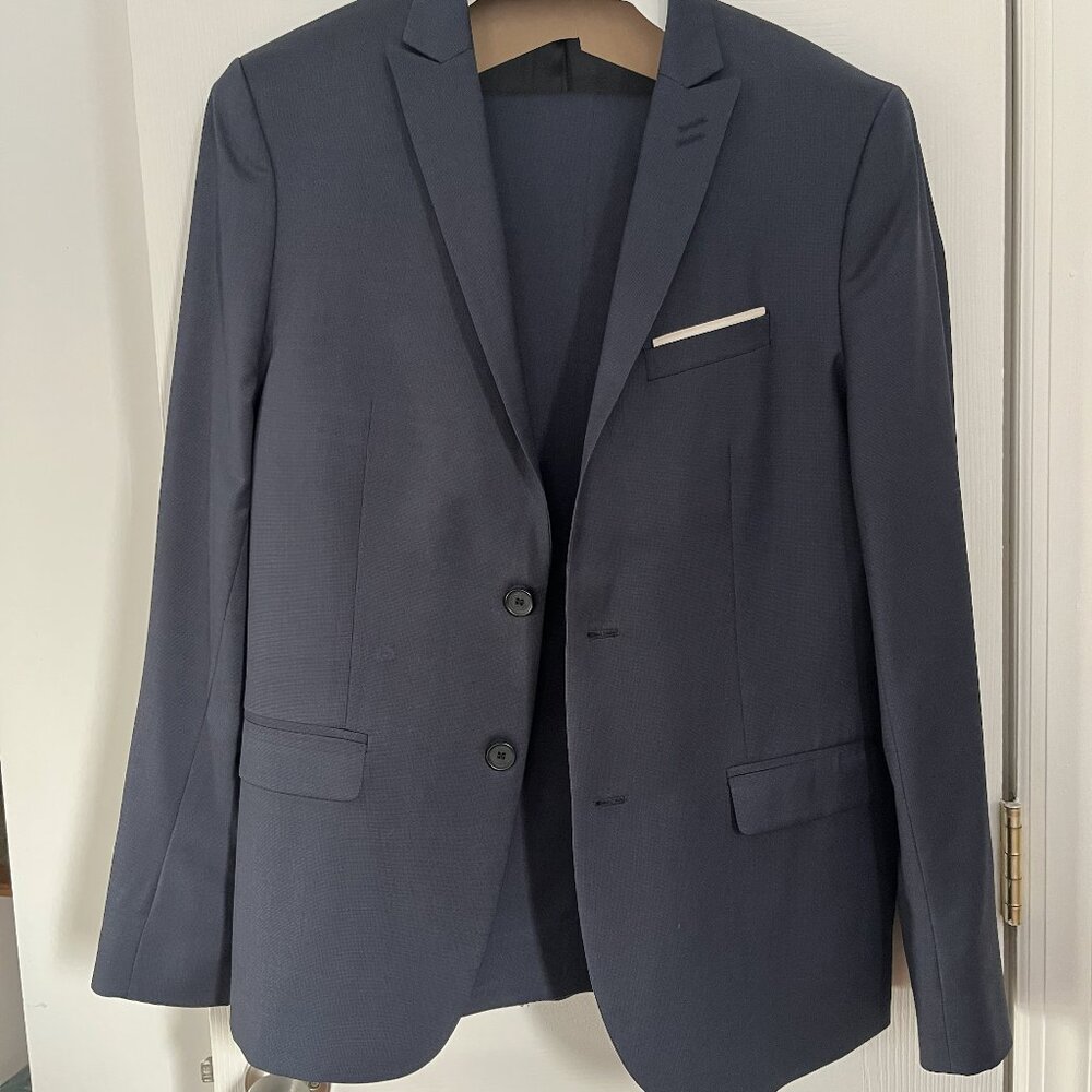 The Kooples | Wool Men's 2-Piece Suit (Size - Fitted FR 52; US 36; Large)